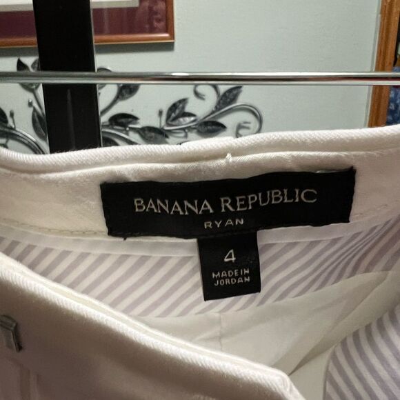 Banana Republic Women's White Trousers Size 4  #DP321 - Picture 2 of 6